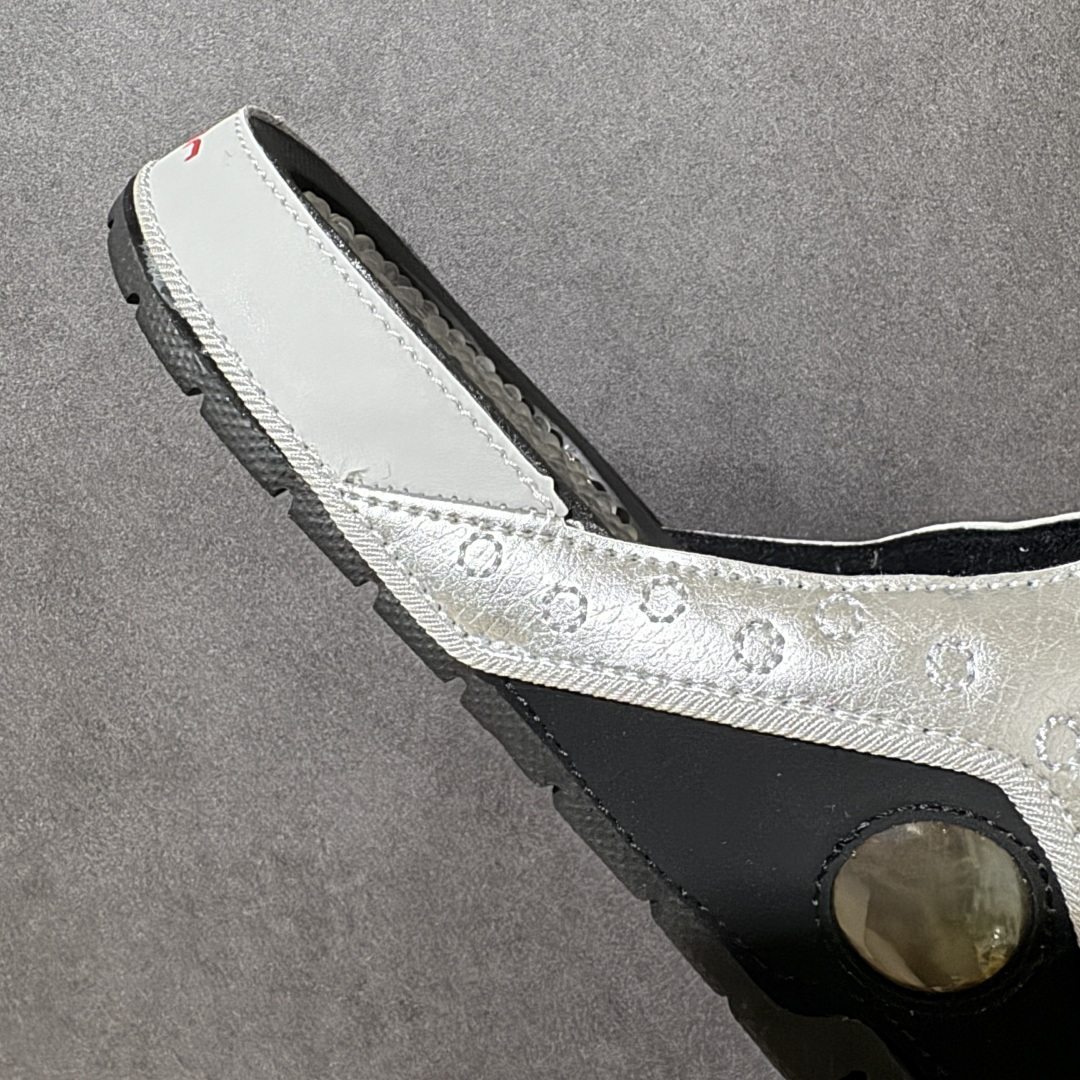 图片[6]-【公司级】新配色✨纯原订单 3D立体猫眼 黑灰 Air Jordan Hydro XIII Retro Slides AJ13 运动拖鞋 乔丹13 经典的13代配色装扮 加上可调节的搭带 TPR 按摩内底和 Phylon 缓震鞋底 以高规格的配置带来非凡舒适的穿着体验 作为AJ的铁杆粉丝 这份夏日精品想必无法忽视！ 货号：684915-021 尺码：36-45-选品中心