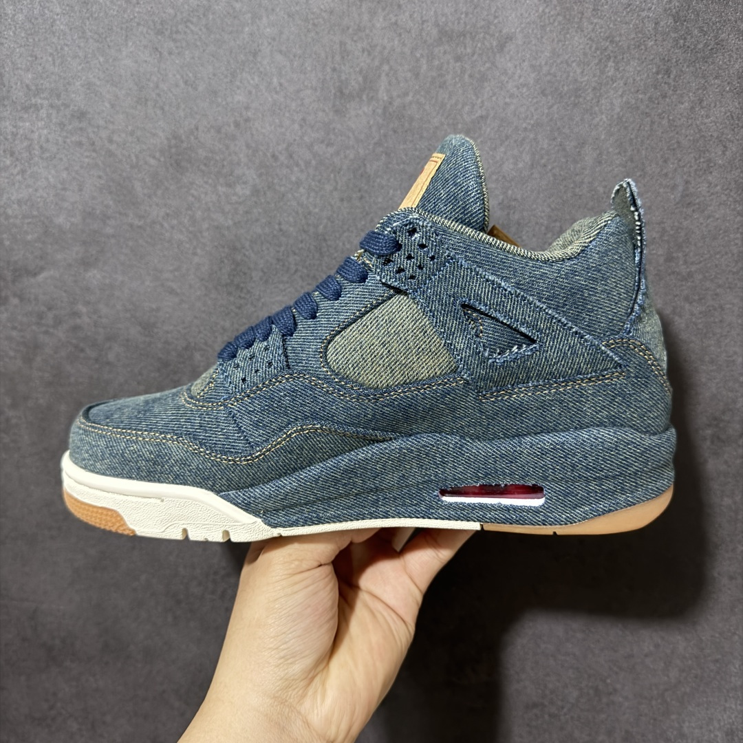 图片[2]-【公司级】Air Jordan AJ4 Retro 原楦原纸板同源开发 完美呈现乔4的版型 内侧正确双色网格 还原细节 正确气垫颜色 正确网格工艺 正确拉帮工艺 全鞋原装材料制作 原档案原模具打造 货号：AQ2571-401 尺码：36-46带半码-选品中心