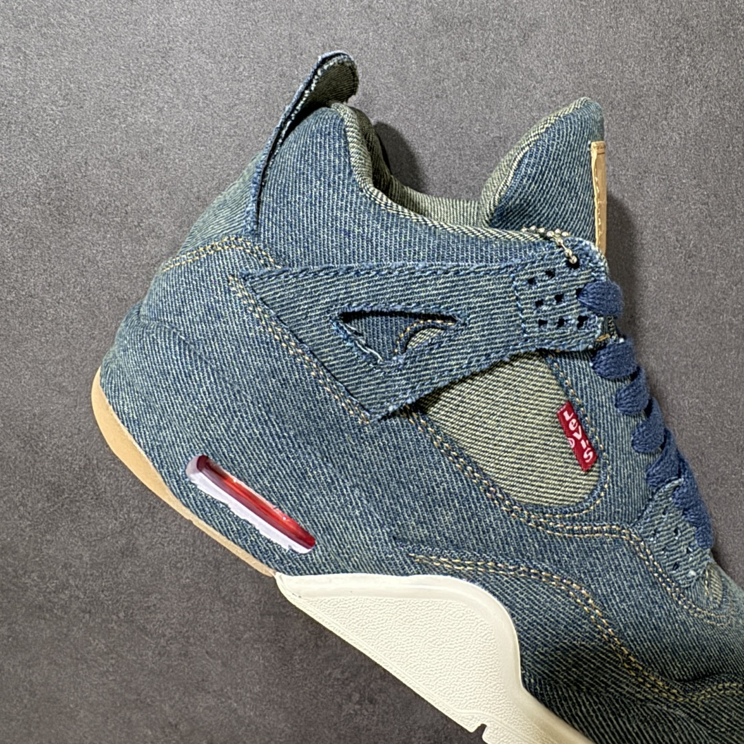图片[7]-【公司级】Air Jordan AJ4 Retro 原楦原纸板同源开发 完美呈现乔4的版型 内侧正确双色网格 还原细节 正确气垫颜色 正确网格工艺 正确拉帮工艺 全鞋原装材料制作 原档案原模具打造 货号：AQ2571-401 尺码：36-46带半码-选品中心