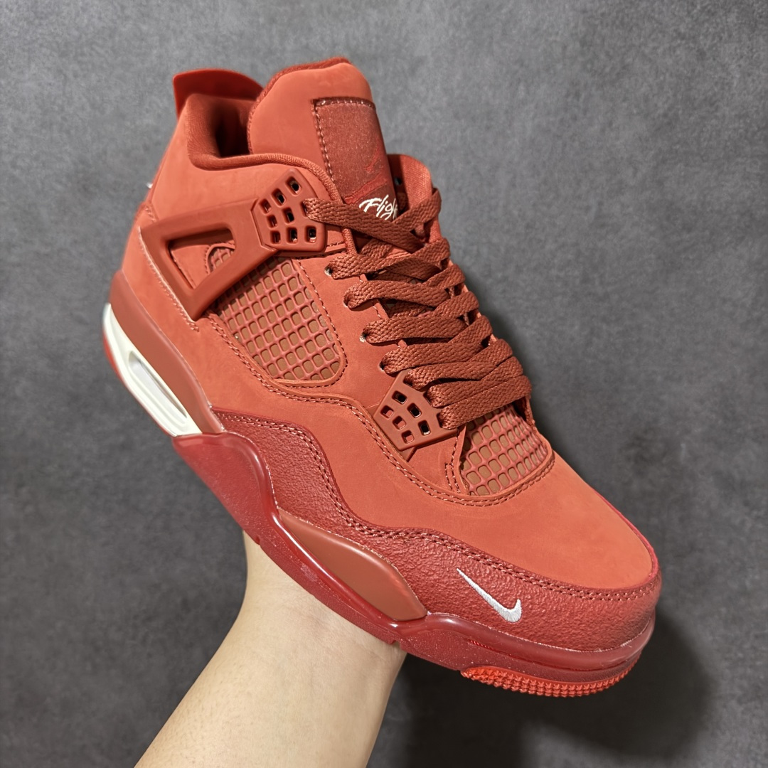 图片[3]-【公司级】Air Jordan AJ4 Retro 原楦原纸板同源开发 完美呈现乔4的版型 内侧正确双色网格 还原细节 正确气垫颜色 正确网格工艺 正确拉帮工艺 全鞋原装材料制作 原档案原模具打造 货号：HF4340-800 尺码：36-46带半码-选品中心