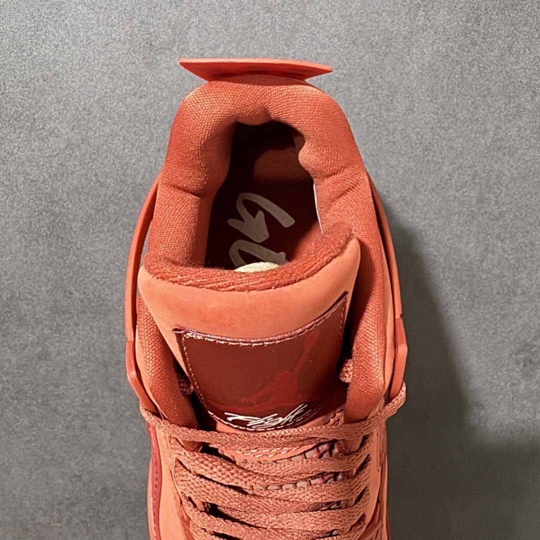 图片[6]-【公司级】Air Jordan AJ4 Retro 原楦原纸板同源开发 完美呈现乔4的版型 内侧正确双色网格 还原细节 正确气垫颜色 正确网格工艺 正确拉帮工艺 全鞋原装材料制作 原档案原模具打造 货号：HF4340-800 尺码：36-46带半码-选品中心