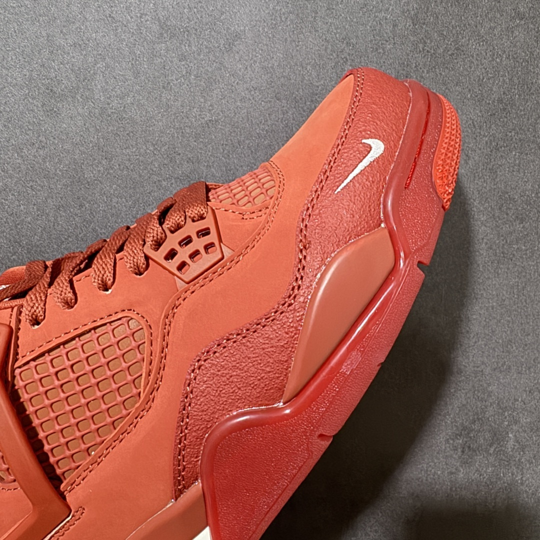图片[8]-【公司级】Air Jordan AJ4 Retro 原楦原纸板同源开发 完美呈现乔4的版型 内侧正确双色网格 还原细节 正确气垫颜色 正确网格工艺 正确拉帮工艺 全鞋原装材料制作 原档案原模具打造 货号：HF4340-800 尺码：36-46带半码-选品中心