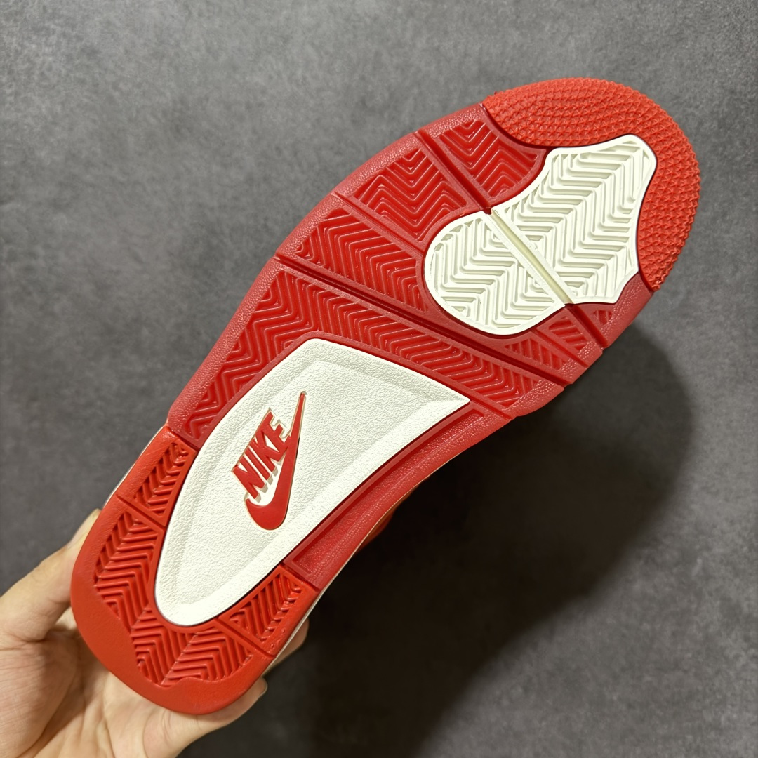 图片[9]-【公司级】Air Jordan AJ4 Retro 原楦原纸板同源开发 完美呈现乔4的版型 内侧正确双色网格 还原细节 正确气垫颜色 正确网格工艺 正确拉帮工艺 全鞋原装材料制作 原档案原模具打造 货号：HF4340-800 尺码：36-46带半码-选品中心