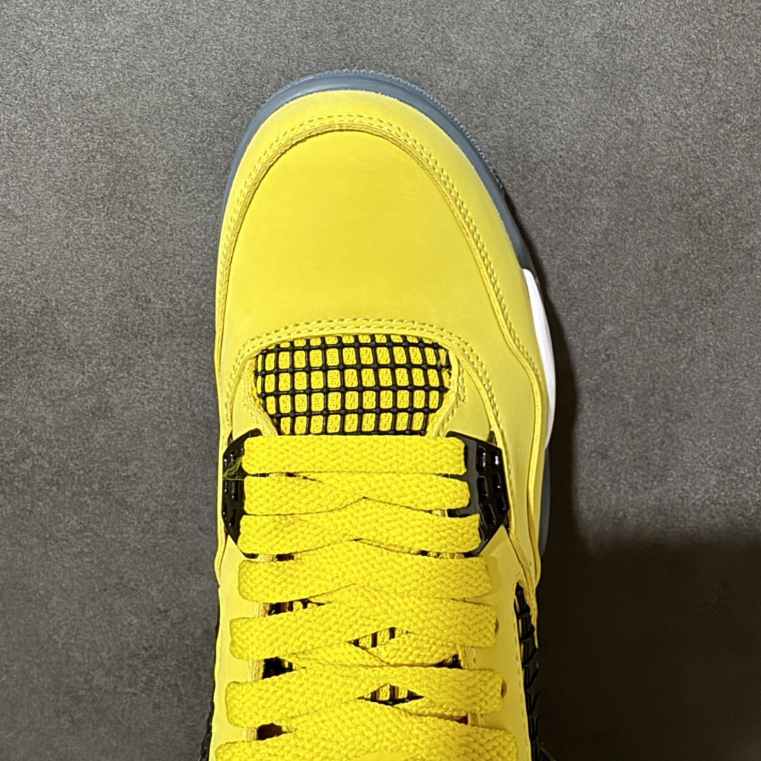 图片[5]-【公司级】Air Jordan AJ4 Retro 原楦原纸板同源开发 完美呈现乔4的版型 内侧正确双色网格 还原细节 正确气垫颜色 正确网格工艺 正确拉帮工艺 全鞋原装材料制作 原档案原模具打造 货号：CT8527-700 尺码：36-46带半码-选品中心
