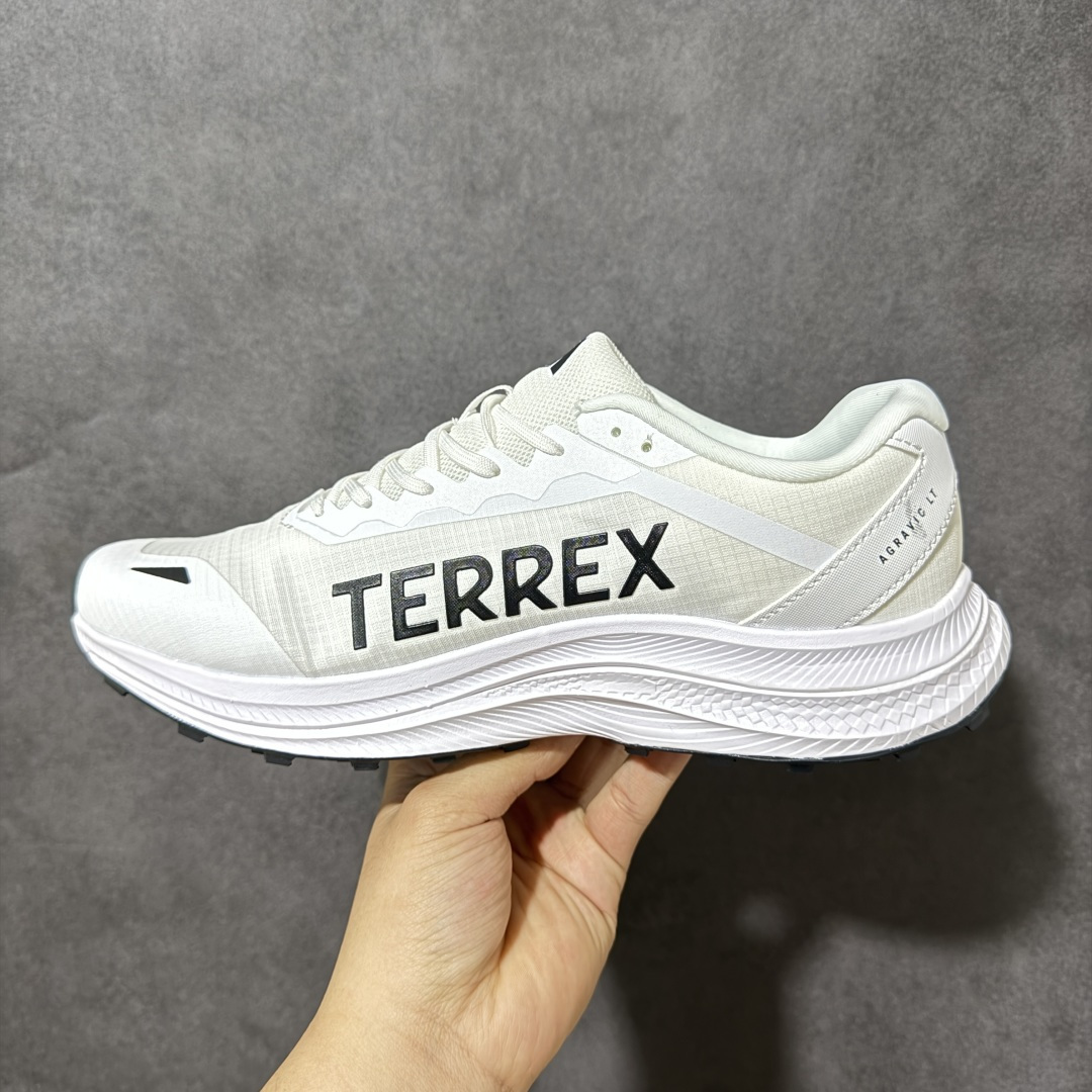 图片[2]-【公司级】阿迪达斯 ADIDAS 男鞋 TERREX AGRAVIC LT 户外超轻缓震回弹越野跑鞋网材鞋面 在户外环境保持舒适脚感，中底采用 Lightstrike 轻质泡棉材料，提供缓冲的同时增加能量反馈，其特点主要表现为韧劲十足、重量轻、耐造，适合长时间户外运动。时尚潮流，易于搭配，运动款式。 尺码： 40-45 货号：D25387 编码： MGB260270-选品中心
