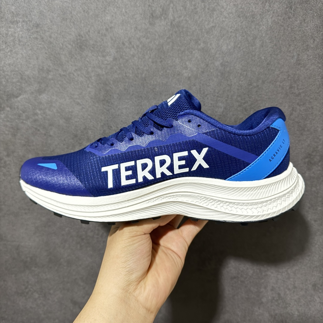 图片[2]-【公司级】阿迪达斯 ADIDAS 男鞋 TERREX AGRAVIC LT 户外超轻缓震回弹越野跑鞋网材鞋面 在户外环境保持舒适脚感，中底采用 Lightstrike 轻质泡棉材料，提供缓冲的同时增加能量反馈，其特点主要表现为韧劲十足、重量轻、耐造，适合长时间户外运动。时尚潮流，易于搭配，运动款式。 尺码： 40-45 货号：D25386 编码： MGB260270-选品中心