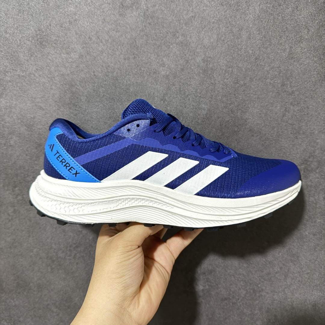 【公司级】阿迪达斯 ADIDAS 男鞋 TERREX AGRAVIC LT 户外超轻缓震回弹越野跑鞋网材鞋面 在户外环境保持舒适脚感，中底采用 Lightstrike 轻质泡棉材料，提供缓冲的同时增加能量反馈，其特点主要表现为韧劲十足、重量轻、耐造，适合长时间户外运动。时尚潮流，易于搭配，运动款式。 尺码： 40-45 货号：D25386 编码： MGB260270-选品中心