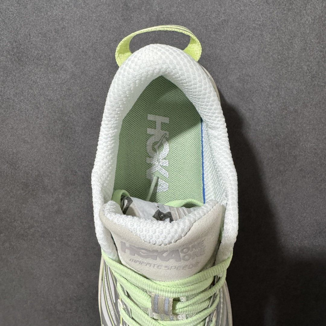 图片[6]-【公司级】Hoka One One Mafate Speed 2 玛法特低帮厚底轻量户外运动鞋 #同源原厂eVent机能透气针织鞋面 #原装轻量化材料Fresh Foam超轻量中底 #全部用料过3C认证 #滚动平衡科技减少33%能量消耗 货号：1126851-SVRG 尺码：36 36.5 37.5 38 38.5 39 40 40.5 41 42 42.5 43 44 44.5 45-选品中心