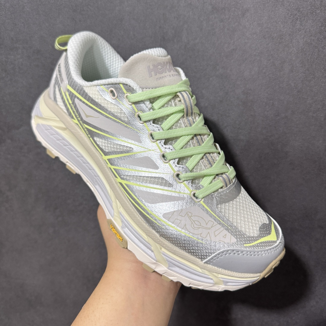 图片[3]-【公司级】Hoka One One Mafate Speed 2 玛法特低帮厚底轻量户外运动鞋 #同源原厂eVent机能透气针织鞋面 #原装轻量化材料Fresh Foam超轻量中底 #全部用料过3C认证 #滚动平衡科技减少33%能量消耗 货号：1126851-SVRG 尺码：36 36.5 37.5 38 38.5 39 40 40.5 41 42 42.5 43 44 44.5 45-选品中心