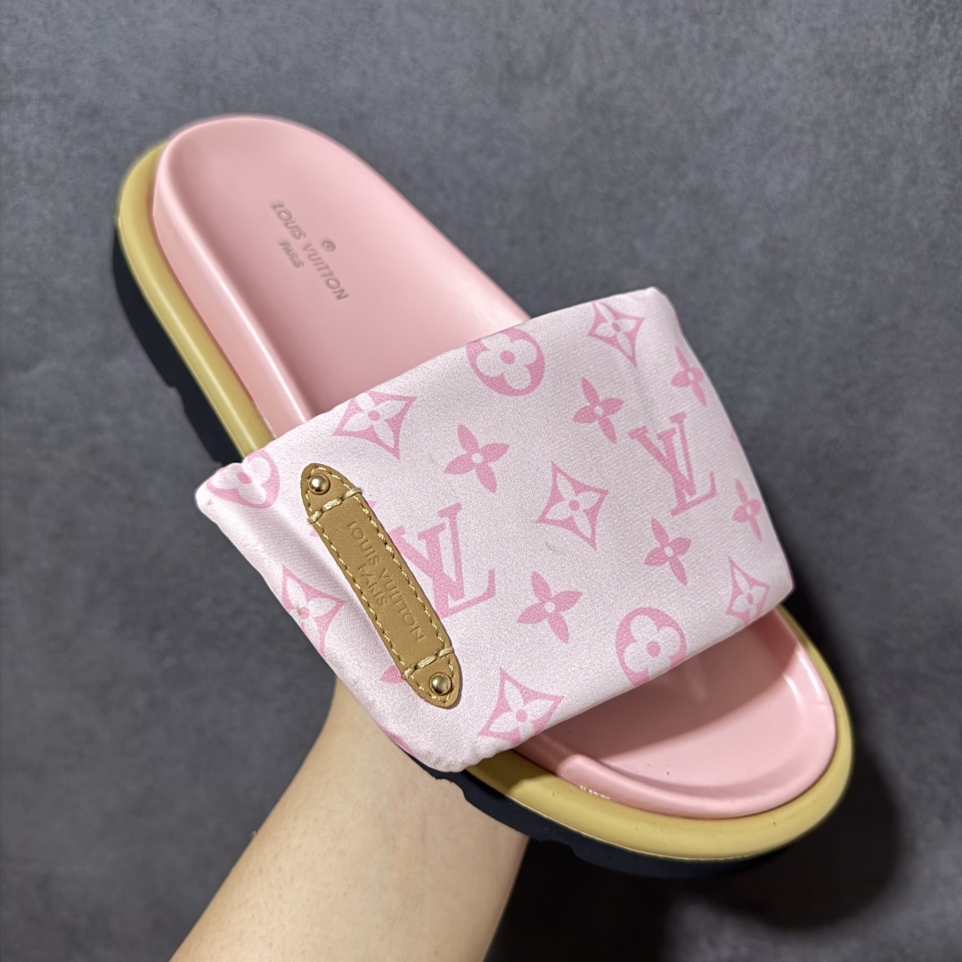图片[3]-【广东礼盒版本】LOUIS VUITTON | 路易威登2024 𝐬𝐬💛春夏最新爆款魔术贴系列 情侣款厚底拖鞋 原版全套礼盒包装 鞋面：LV进口5D打印花布，牛皮内里 大底：原版开模大底 尺码： 35-44-选品中心