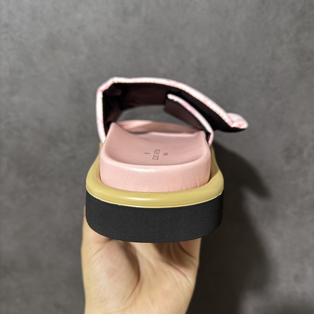 图片[4]-【广东礼盒版本】LOUIS VUITTON | 路易威登2024 𝐬𝐬💛春夏最新爆款魔术贴系列 情侣款厚底拖鞋 原版全套礼盒包装 鞋面：LV进口5D打印花布，牛皮内里 大底：原版开模大底 尺码： 35-44-选品中心