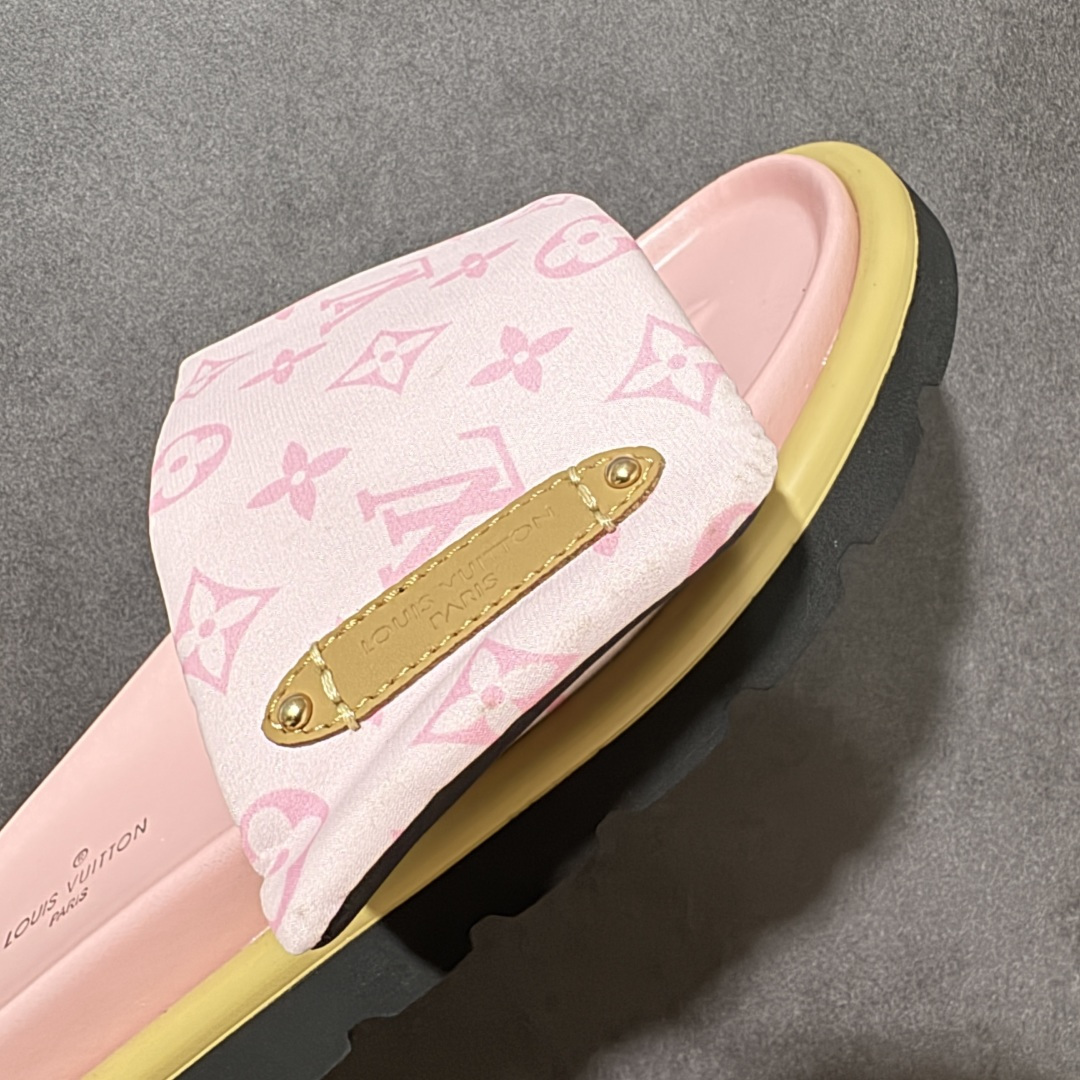 图片[8]-【广东礼盒版本】LOUIS VUITTON | 路易威登2024 𝐬𝐬💛春夏最新爆款魔术贴系列 情侣款厚底拖鞋 原版全套礼盒包装 鞋面：LV进口5D打印花布，牛皮内里 大底：原版开模大底 尺码： 35-44-选品中心