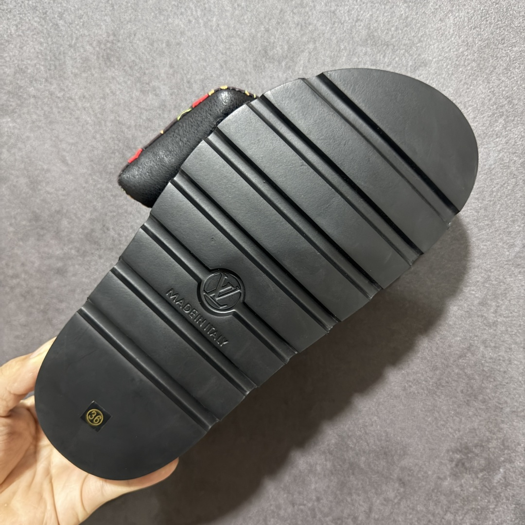 图片[9]-【广东礼盒版本】LOUIS VUITTON | 路易威登2024 𝐬𝐬💛春夏最新爆款魔术贴系列 情侣款厚底拖鞋 原版全套礼盒包装 鞋面：LV进口5D打印花布，牛皮内里 大底：原版开模大底 尺码： 35-44-选品中心