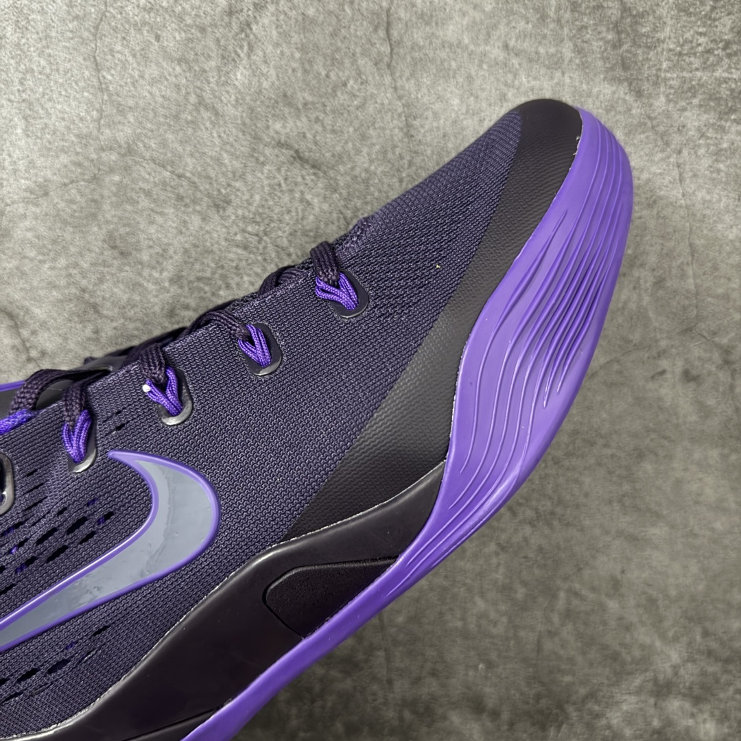 图片[6]-【S2纯原】NK Kobe 9 Low EM PE 科比九代舒适减震防滑低帮篮球鞋 紫色 IH1401-500 React科技鞋垫加持 实战配置直接拉满 原楦纸板开发 鞋身流线型、后跟塑形 区分土肥圆 原厂针织鞋面一针一线匹配原版 全身鞋材卡料色独家定制 唯一万针立体刺绣SWOOSH 真实底模最大48.5 实战利器 专供海外市场 尺码：40 40.5 41 42 42.5 43 44 44.5 45 46 47.5 48.5 （脚宽、脚胖 建议买大半码）-选品中心