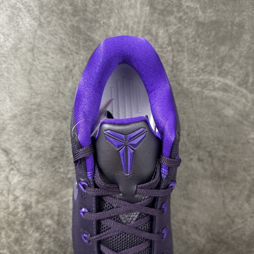 图片[8]-【S2纯原】NK Kobe 9 Low EM PE 科比九代舒适减震防滑低帮篮球鞋 紫色 IH1401-500 React科技鞋垫加持 实战配置直接拉满 原楦纸板开发 鞋身流线型、后跟塑形 区分土肥圆 原厂针织鞋面一针一线匹配原版 全身鞋材卡料色独家定制 唯一万针立体刺绣SWOOSH 真实底模最大48.5 实战利器 专供海外市场 尺码：40 40.5 41 42 42.5 43 44 44.5 45 46 47.5 48.5 （脚宽、脚胖 建议买大半码）-选品中心