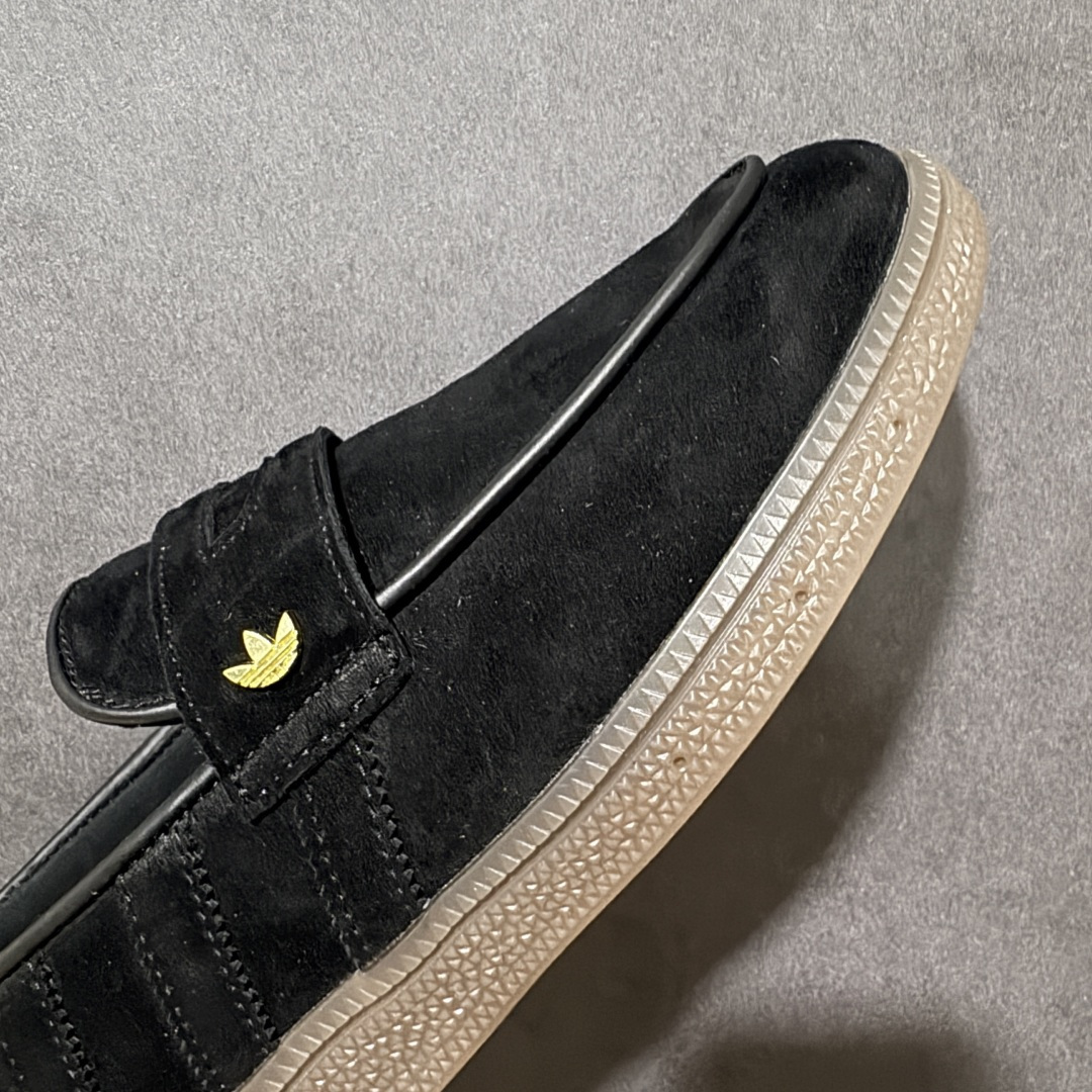 图片[8]-【公司级】Adidas Handball Spezial Loafer KJ0641 阿迪达斯经典复古休闲乐福鞋 全鞋采用反毛皮制作 牛筋耐磨大底 承载青春情怀的板鞋 经典三条杠装饰鞋侧 品牌辨识度清晰 尺码：36 36.5 37 38 38.5 39 40 40.5 41 42 42.5 43 44 44.5 45-选品中心