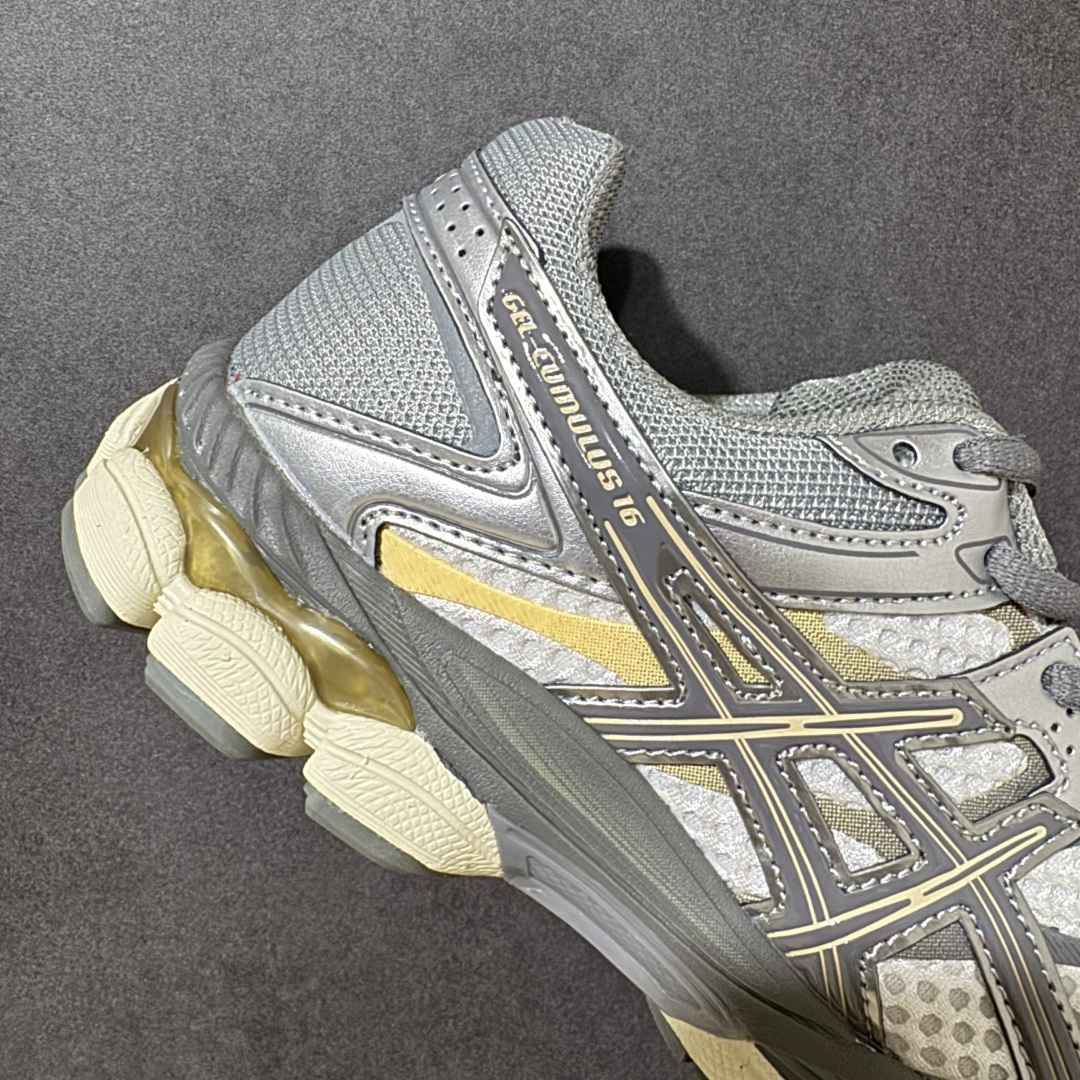 图片[7]-【公司级】Asics Gel-Cumulus 16 亚瑟士 防滑耐磨 休闲运动鞋 采用双层提花网面设计 提高包裹性和透气性 后跟搭载稳定系统科技T-GEL提升整体支撑力和结构感 减少对身体带来的冲击负荷 创新中底至轻回弹 货号：1203A733-101 尺码：36 37 37.5 38 39 39.5 40.5 41.5 42 42.5 43.5 44 45 46 47-选品中心