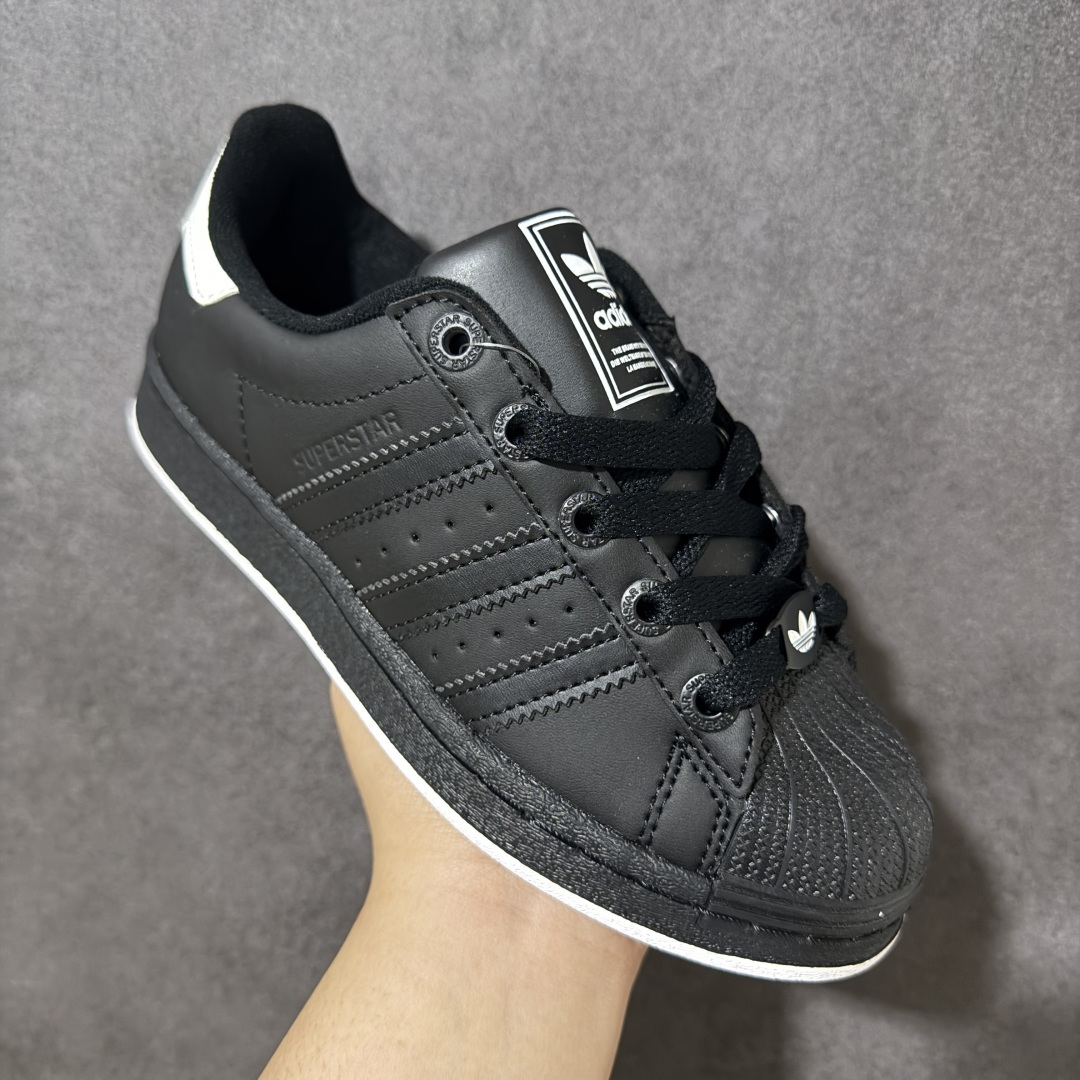 图片[3]-【公司级】Adidas Originals Superstar 二代 2026全新版本 贝壳头官方同步 全鞋进口头层皮料打造。区别市面普通真标版本，进出专柜无压力 货号： JR0029 尺码： 36 36.5 37.5 38 38.5 39 40 40.5 41 42 42.5 43 44 45-选品中心