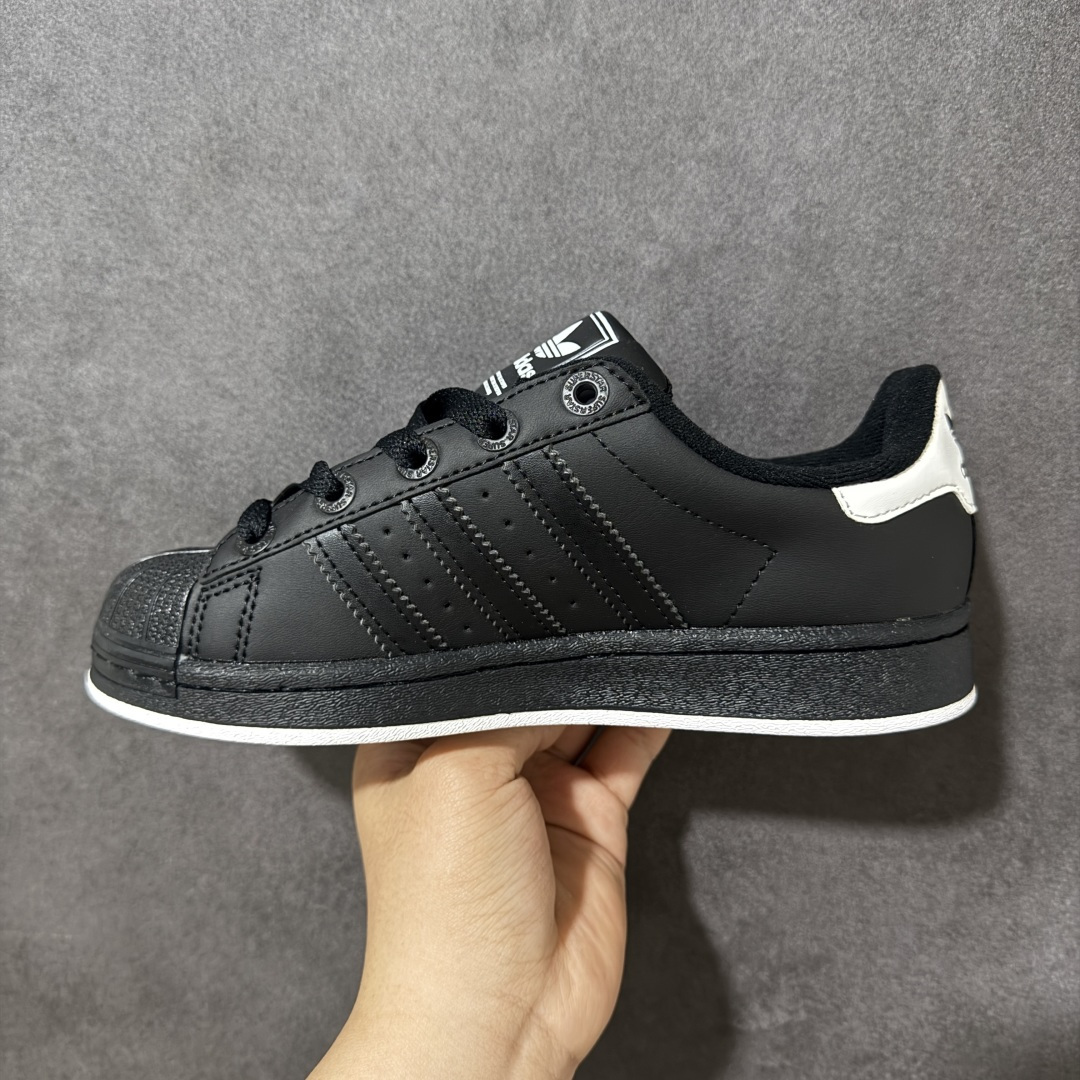 图片[2]-【公司级】Adidas Originals Superstar 二代 2026全新版本 贝壳头官方同步 全鞋进口头层皮料打造。区别市面普通真标版本，进出专柜无压力 货号： JR0029 尺码： 36 36.5 37.5 38 38.5 39 40 40.5 41 42 42.5 43 44 45-选品中心
