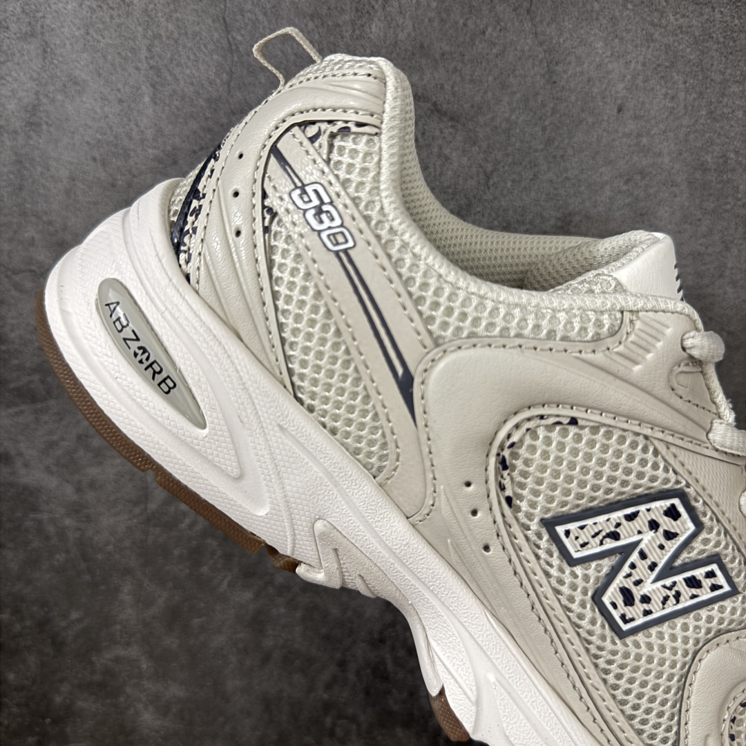 图片[7]-【DT版本】新百伦NB New Balance MR530 米白豹纹标MR530AAM 全套原楦原纸板原厂数据开发 原厂网纱 原装进口皮料正确卡色 正确中底拉帮中底网布细节 冲裁组合 匠心打造 耗时两个月开发完成 工艺极其复杂难度可想而知 新开独立私模大底 全网唯一正确做旧组合大底 高端零售专供产物 尺码：36 37 37.5 38 38.5 39.5 40 40.5 41.5 42 42.5 43 44 44.5-选品中心