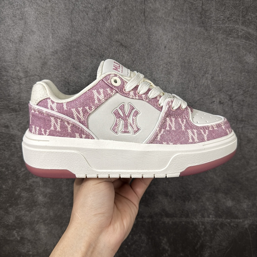 【纯原升级版】韩国洋基队NY大标潮流老爹鞋 MLB小白鞋市面上唯一顶级纯原版本 原材料打造 原楦原档案数据开发版型 完美鞋头弧度/后套收口效果🆚市面文案版本‼️ 原厂立体填充鞋舌海绵 中底注胶孔原数据开发模具大底 原厂转印标 保证不掉字 内增高6cm 原厂1：1模具开发 原厂进口纳米材质 原厂 全套手提袋 原盒雷射防伪标包装 天猫订单品质 官网尺码35-45-选品中心