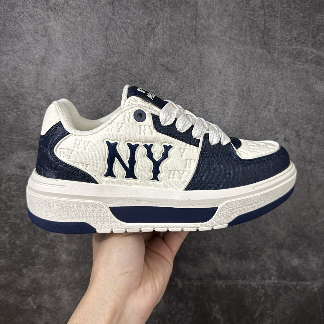 【公司级】韩国洋基队NY大标潮流老爹鞋 MLB小白鞋市面上唯一顶级纯原版本 原材料打造 原楦原档案数据开发版型 完美鞋头弧度/后套收口效果🆚市面文案版本‼️ 原厂立体填充鞋舌海绵 中底注胶孔原数据开发模具大底 原厂转印标 保证不掉字 内增高6cm 原厂1：1模具开发 原厂进口纳米材质 原厂 全套手提袋 原盒雷射防伪标包装 天猫订单品质 官网尺码 35-45-选品中心