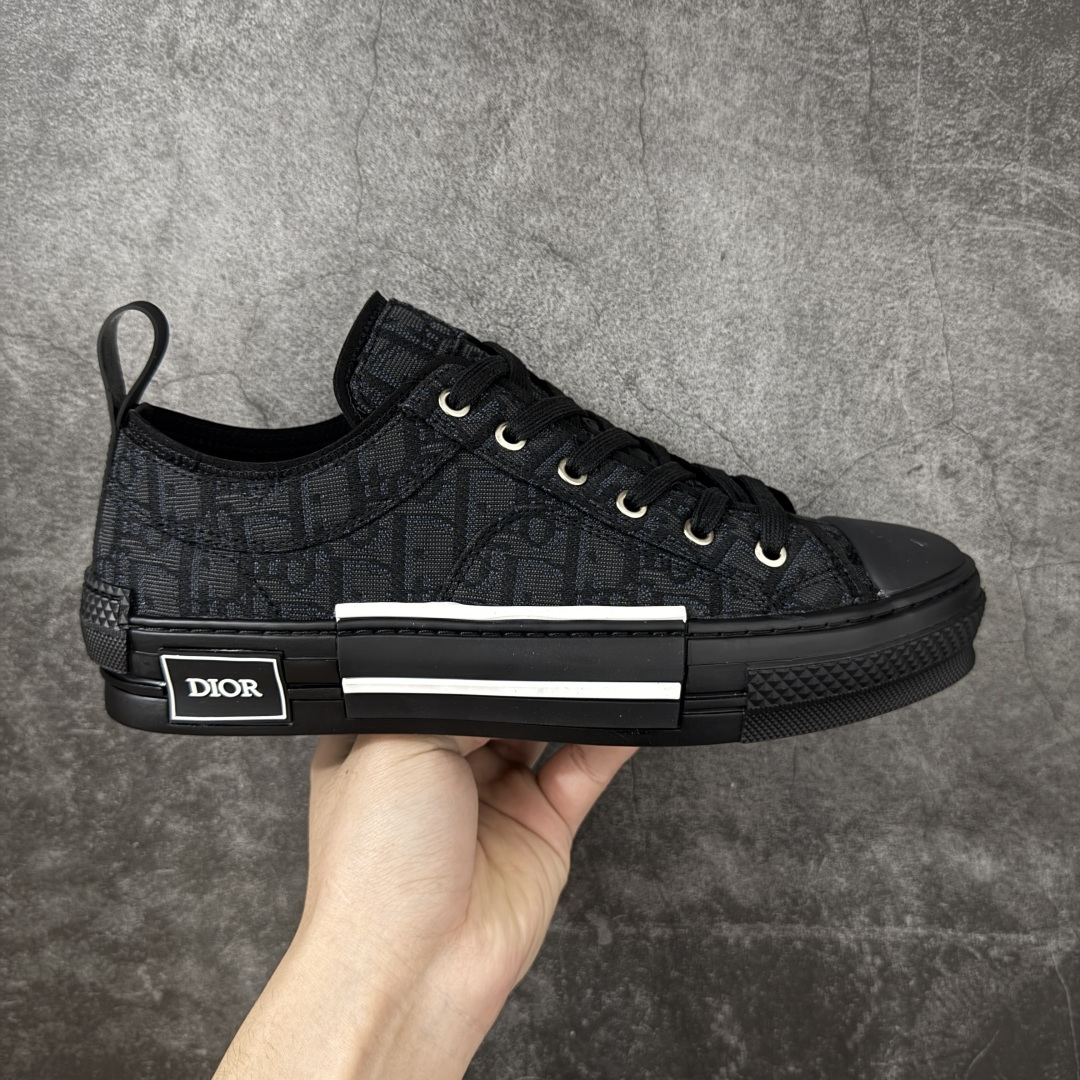 【莞产公司级】Dior B23 Oblique High Top Sneakers 迪奥“CD重影”系列 Cactus jack x Dior 联名款 东莞纯原 原版购入再次全新升级 全鞋细节到材料到包装大幅度提升改正 市面最强版本 可对比 历史最高FK （全套原版一致配件包装） 羊皮贴底拉帮 原装耐弯折耐高温EVC饰片材质 迄今为止唯一原装版本 采用原厂科技面料 无色差问题 随意对比公司 鞋面网纱一比一打样开发 原版一致大底 正确后跟弧度 后尾巴双针走线 完美楦形 尺码：38 39 40 41 42 43 44 45-选品中心