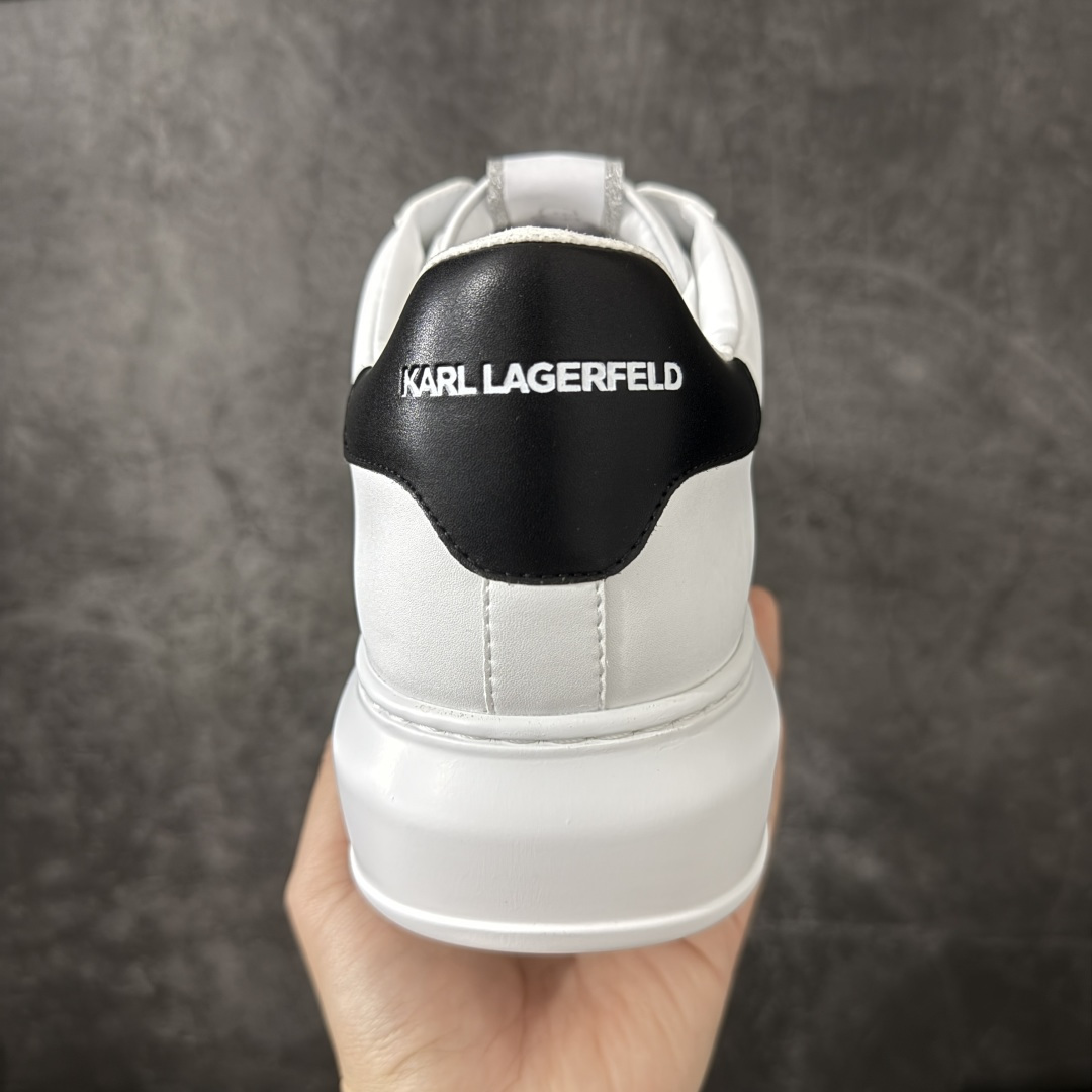 图片[4]-【广东纯原版本】KARLLAGERFELD 卡尔·拉格斐 经典款厚底小白鞋 巩俐同款 卡尔·拉格斐被誉为“时尚界的凯撒大帝”，老佛爷穿了整个20世纪下半叶至21世纪初的时尚史。KARLLAGERFELD品牌正式成立于1984年，它不仅仅是一个时装品牌，更是卡尔·拉格斐个人风格的延伸——前卫、大胆且充满创意。 尺码：40-45-选品中心