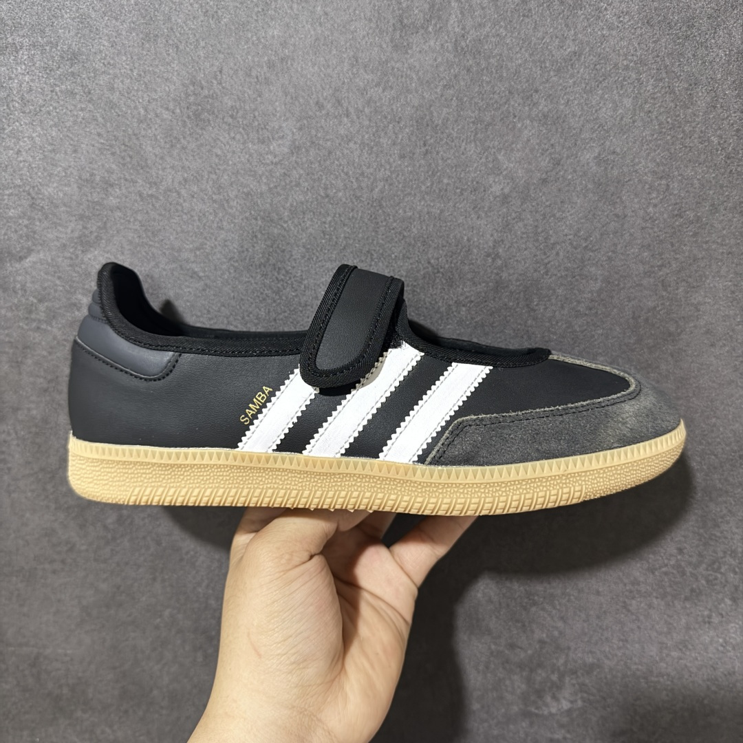 【公司级】阿迪达斯/三叶草Adidas Originals Samba OG Jane 桑巴舞玛丽珍系列复古魔术贴德训足球风百搭低帮休闲运动板鞋 JQ6445 尺码：35 36 36.5 37 38 38.5 39 40 40.5 41-选品中心