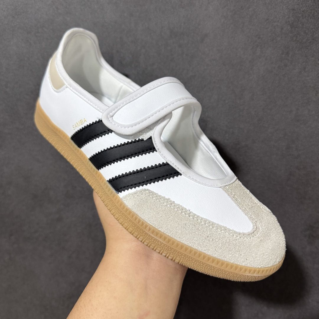 图片[3]-【公司级】阿迪达斯/三叶草Adidas Originals Samba OG Jane 桑巴舞玛丽珍系列复古魔术贴德训足球风百搭低帮休闲运动板鞋 JR1402 尺码：35 36 36.5 37 38 38.5 39 40 40.5 41-选品中心