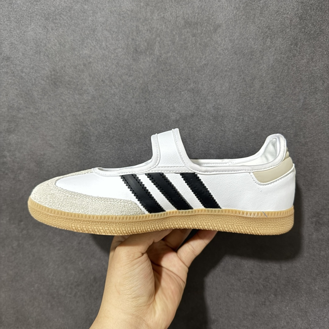图片[2]-【公司级】阿迪达斯/三叶草Adidas Originals Samba OG Jane 桑巴舞玛丽珍系列复古魔术贴德训足球风百搭低帮休闲运动板鞋 JR1402 尺码：35 36 36.5 37 38 38.5 39 40 40.5 41-选品中心
