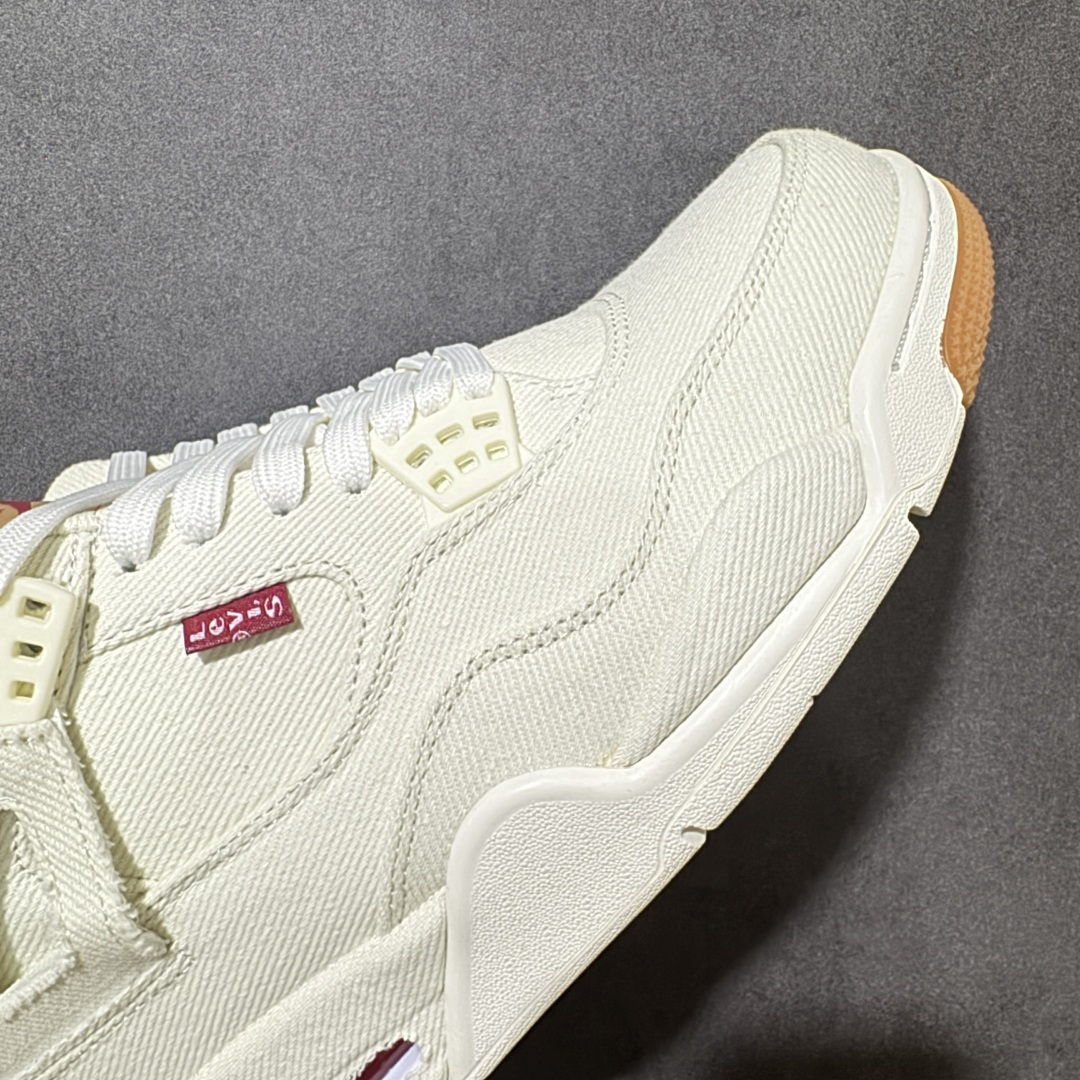 图片[8]-【公司级】Air Jordan AJ4 Retro 原楦原纸板同源开发 完美呈现乔4的版型 内侧正确双色网格 还原细节 正确气垫颜色 正确网格工艺 正确拉帮工艺 全鞋原装材料制作 原档案原模具打造 货号：AO2571-100 尺码：36-46带半码-选品中心