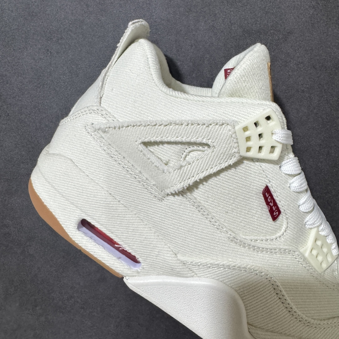图片[7]-【公司级】Air Jordan AJ4 Retro 原楦原纸板同源开发 完美呈现乔4的版型 内侧正确双色网格 还原细节 正确气垫颜色 正确网格工艺 正确拉帮工艺 全鞋原装材料制作 原档案原模具打造 货号：AO2571-100 尺码：36-46带半码-选品中心