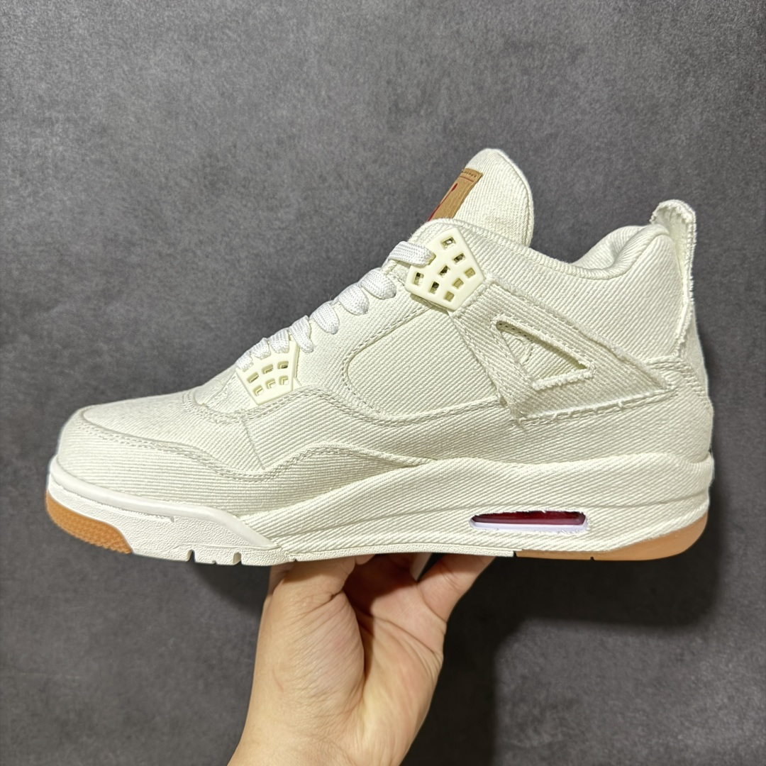 图片[2]-【公司级】Air Jordan AJ4 Retro 原楦原纸板同源开发 完美呈现乔4的版型 内侧正确双色网格 还原细节 正确气垫颜色 正确网格工艺 正确拉帮工艺 全鞋原装材料制作 原档案原模具打造 货号：AO2571-100 尺码：36-46带半码-选品中心