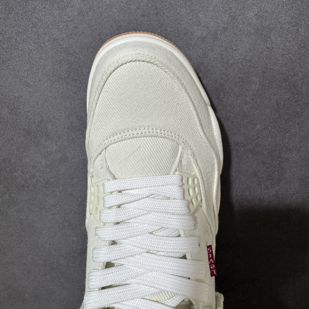 图片[5]-【公司级】Air Jordan AJ4 Retro 原楦原纸板同源开发 完美呈现乔4的版型 内侧正确双色网格 还原细节 正确气垫颜色 正确网格工艺 正确拉帮工艺 全鞋原装材料制作 原档案原模具打造 货号：AO2571-100 尺码：36-46带半码-选品中心