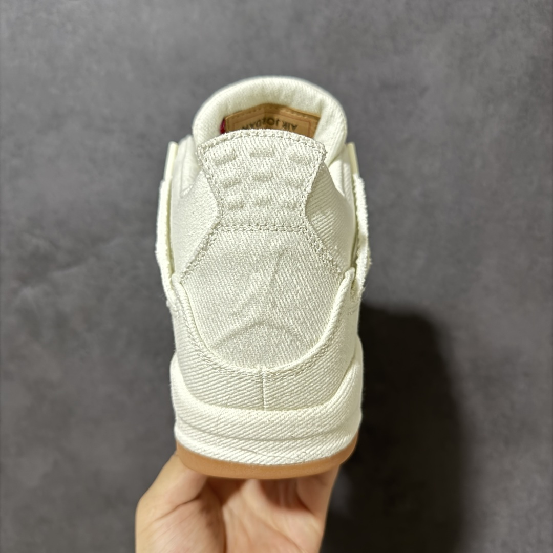 图片[4]-【公司级】Air Jordan AJ4 Retro 原楦原纸板同源开发 完美呈现乔4的版型 内侧正确双色网格 还原细节 正确气垫颜色 正确网格工艺 正确拉帮工艺 全鞋原装材料制作 原档案原模具打造 货号：AO2571-100 尺码：36-46带半码-选品中心