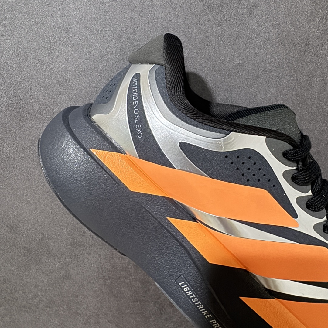 图片[7]-【公司级】Adidas Adizero Evo SL EXO 阿迪达斯 舒适百搭防滑耐磨 低帮 休闲跑步鞋 中底配置方面搭载全掌Lightstrike Pro 鞋面采用透气网面 契合日常训练鞋的定位 外底给到了橡胶 更加防滑耐磨 货号：KI4766 尺码：36 36.5 37 38 38.5 39 40 40.5 41 42 42.5 43 44 45-选品中心