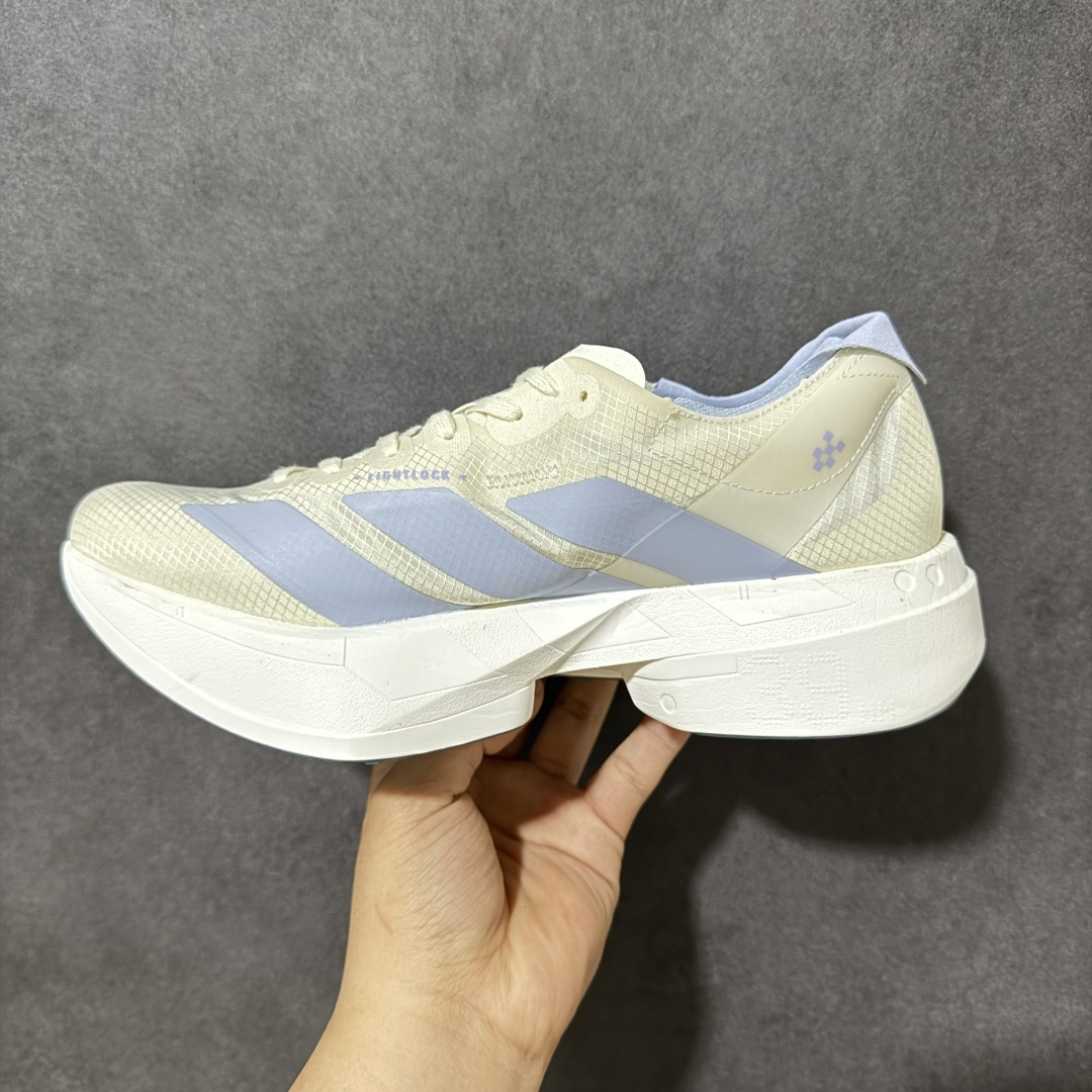 图片[2]-【公司级】Adidas Adizero Evo SL EXO 阿迪达斯 舒适百搭防滑耐磨 低帮 休闲跑步鞋 中底配置方面搭载全掌Lightstrike Pro 鞋面采用透气网面 契合日常训练鞋的定位 外底给到了橡胶 更加防滑耐磨 货号：JS1889 尺码：36 36.5 37 38 38.5 39 40 40.5 41 42 42.5 43 44 45-选品中心