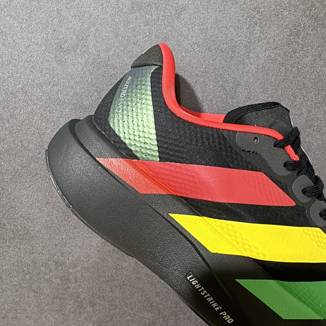 图片[7]-【公司级】Adidas Adizero Evo SL EXO 阿迪达斯 舒适百搭防滑耐磨 低帮 休闲跑步鞋 中底配置方面搭载全掌Lightstrike Pro 鞋面采用透气网面 契合日常训练鞋的定位 外底给到了橡胶 更加防滑耐磨 货号：KJ6160 尺码：36 36.5 37 38 38.5 39 40 40.5 41 42 42.5 43 44 45-选品中心