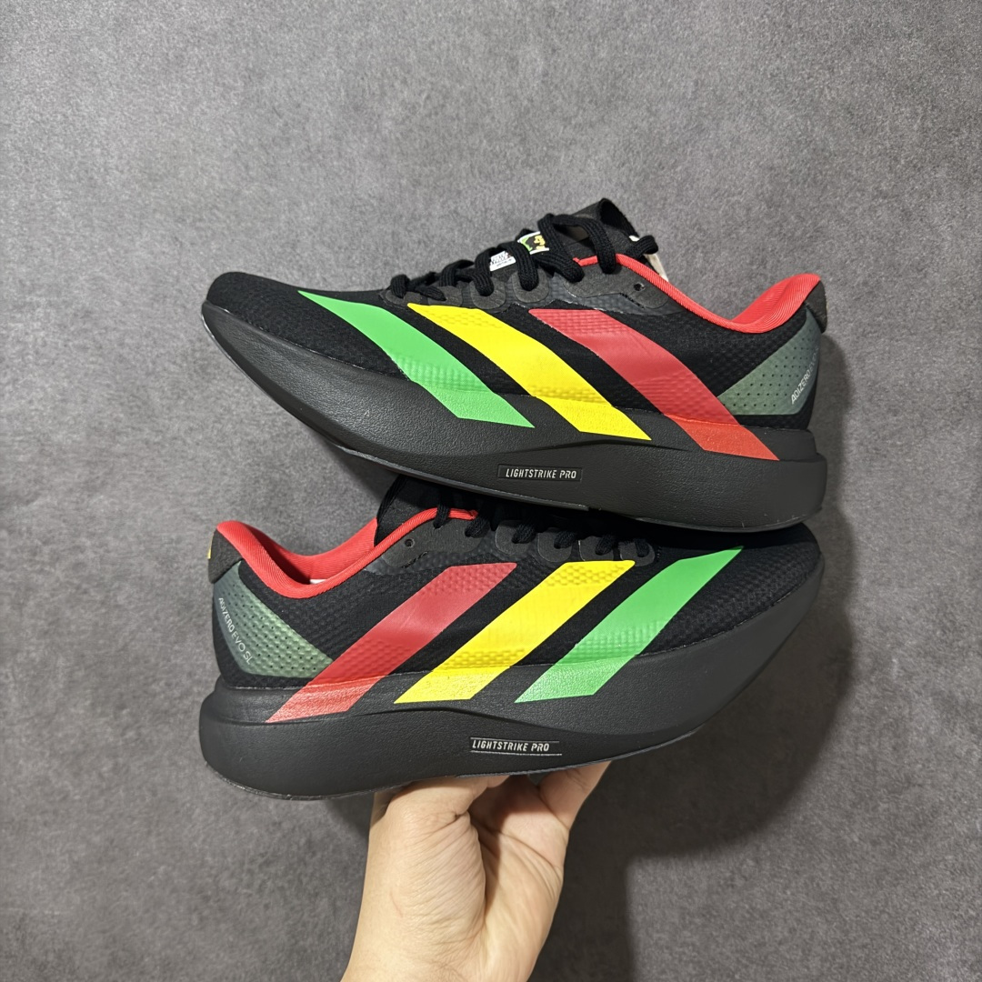 图片[9]-【公司级】Adidas Adizero Evo SL EXO 阿迪达斯 舒适百搭防滑耐磨 低帮 休闲跑步鞋 中底配置方面搭载全掌Lightstrike Pro 鞋面采用透气网面 契合日常训练鞋的定位 外底给到了橡胶 更加防滑耐磨 货号：KJ6160 尺码：36 36.5 37 38 38.5 39 40 40.5 41 42 42.5 43 44 45-选品中心