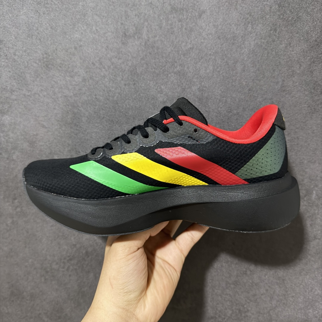 图片[2]-【公司级】Adidas Adizero Evo SL EXO 阿迪达斯 舒适百搭防滑耐磨 低帮 休闲跑步鞋 中底配置方面搭载全掌Lightstrike Pro 鞋面采用透气网面 契合日常训练鞋的定位 外底给到了橡胶 更加防滑耐磨 货号：KJ6160 尺码：36 36.5 37 38 38.5 39 40 40.5 41 42 42.5 43 44 45-选品中心