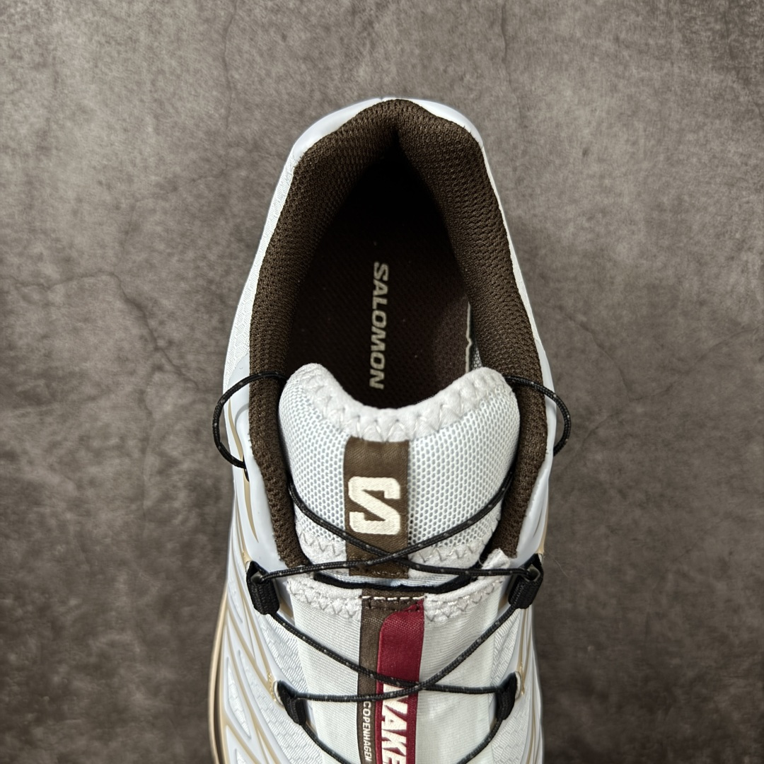 图片[8]-【巅峰升级版】 Salomon XT-6 GTX NAKED 防水款新配色 454666 萨洛蒙复古潮流户外机能登山跑鞋 纯原外贸平台特供订单 耗时半年巨作 全套原纸板楦头开发 原厂特供网布配套加持 确保原汁原味 完美呈现版型 原档数据独家私模五层组合大底 原装Ortholite轻量化鞋垫 中底布带钢印编号 原厂TPU锁扣 进口港宝加持 后跟自然饱满 还原公司包裹性 鞋面以“锯齿”状的包裹系统呈现 在基色底之下加入了各种色点缀 将公司的最新技术和时尚前卫的造型融入耐用的长跑款式中 鞋面由 TPU 薄膜制成 并焊接在高耐磨网眼上 使其既时尚又坚固 由 ACS底盘支撑 可增强稳定性和支撑力 以及由橡胶凸耳 Contragrip外底覆盖的 EVA 缓冲中底 旨在应对崎岖的地形 鞋舌上的彩色Salomon 标签、Quicklace 系统以及鞋头、鞋舌和鞋跟上的附加品牌使细节更加完美 让穿着者可以轻松驾驭户外与通勤下的任何运动生活场景 无缝鞋身户外随意纵横 颜值与脚感兼备 出街通勤 绝对非常吸睛 你值得拥有 尺码：36 36.5 37.5 38 38.5 39 40 40.5 41 42 42.5 43 44 44.5 45-选品中心