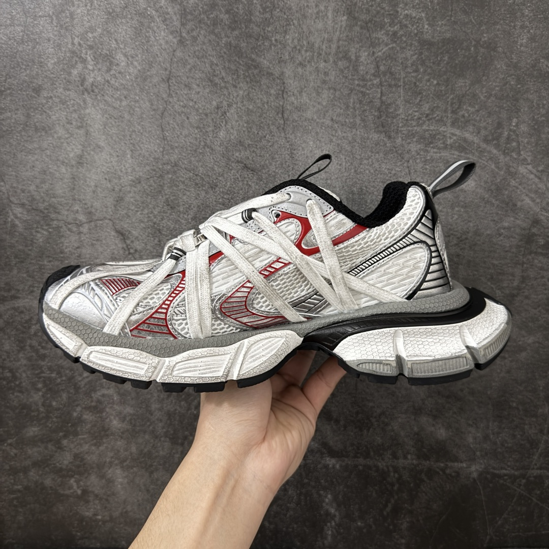 图片[2]-【XA版】巴黎3XL 蜘蛛侠绑带 Balenciaga巴黎世家 24ss 绑带做旧款 巴黎十代网眼潮流百搭低帮老爹鞋 慢工出细活 出货即最强 皮料钢丝纹高频工艺 整体鞋面及大底做旧 网眼破坏磨毛效果 各个方面均无可挑剔 尺码：35-46 偏大一码 建议比正常运动鞋买小一号-选品中心