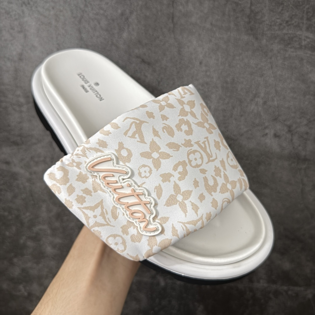 图片[3]-【广东礼盒版本】LOUIS VUITTON | 路易威登2024 𝐬𝐬💛春夏最新爆款魔术贴系列 情侣款厚底拖鞋 原版全套礼盒包装 鞋面：LV进口5D打印花布，牛皮内里 大底：原版开模大底 尺码： 35-44-选品中心