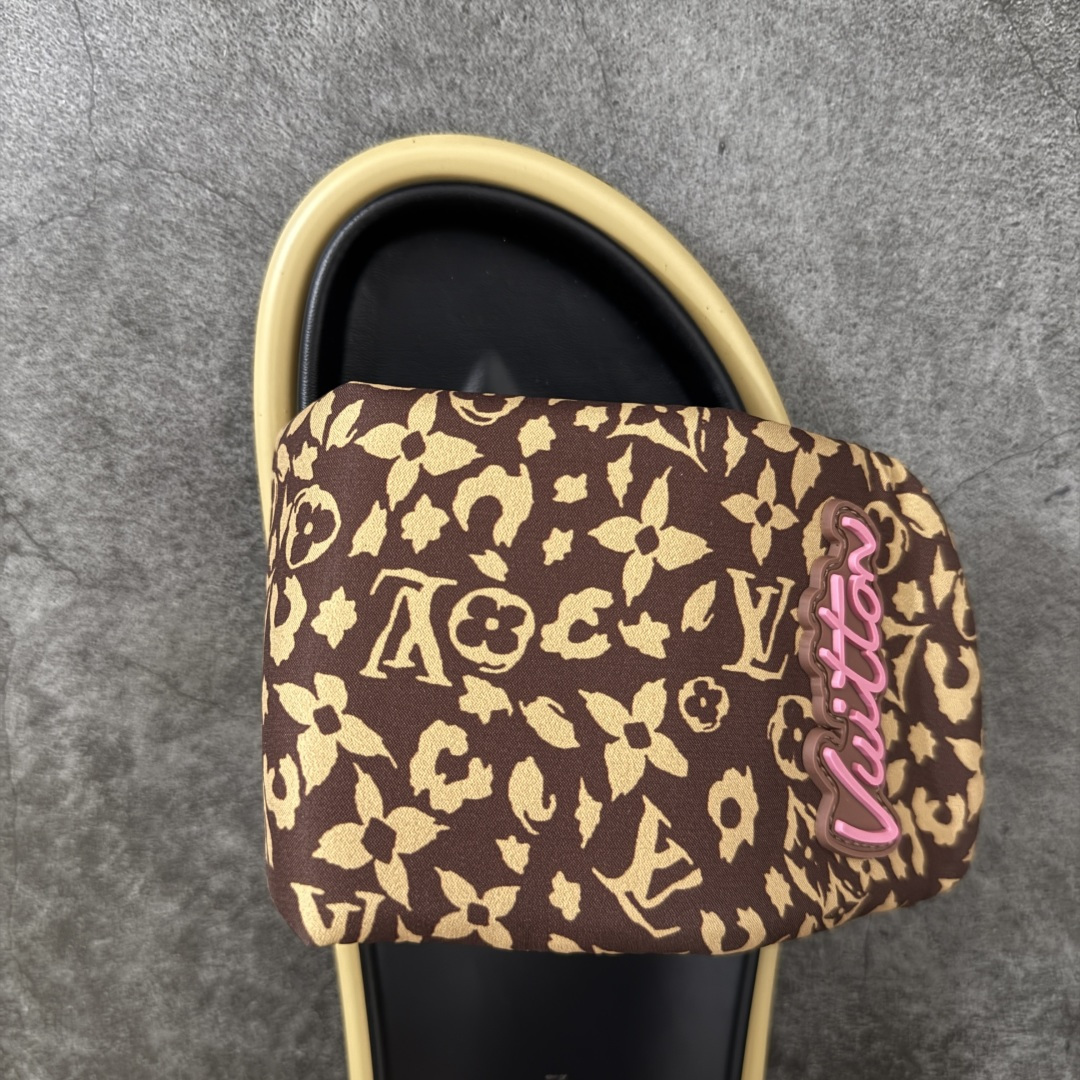图片[5]-【广东礼盒版本】LOUIS VUITTON | 路易威登2024 𝐬𝐬💛春夏最新爆款魔术贴系列 情侣款厚底拖鞋 原版全套礼盒包装 鞋面：LV进口5D打印花布，牛皮内里 大底：原版开模大底 尺码： 35-44-选品中心