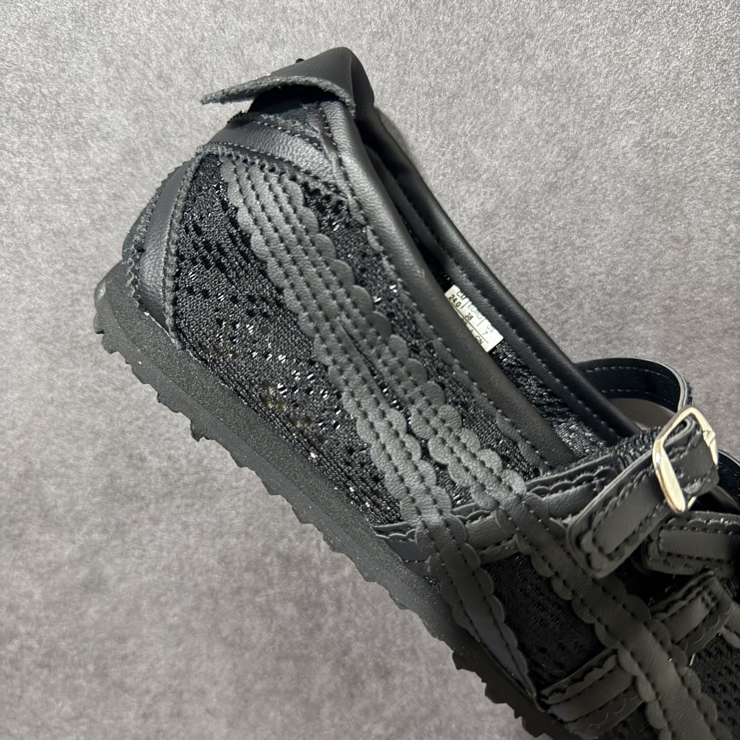 图片[7]-【公司级】Onitsuka Tiger鬼塚虎 MEXICO 66 TGRS 织物 蕾丝时尚舒适芭蕾 玛丽珍鞋 女 黑色 1182A705-001 尺码：36-41.5-选品中心