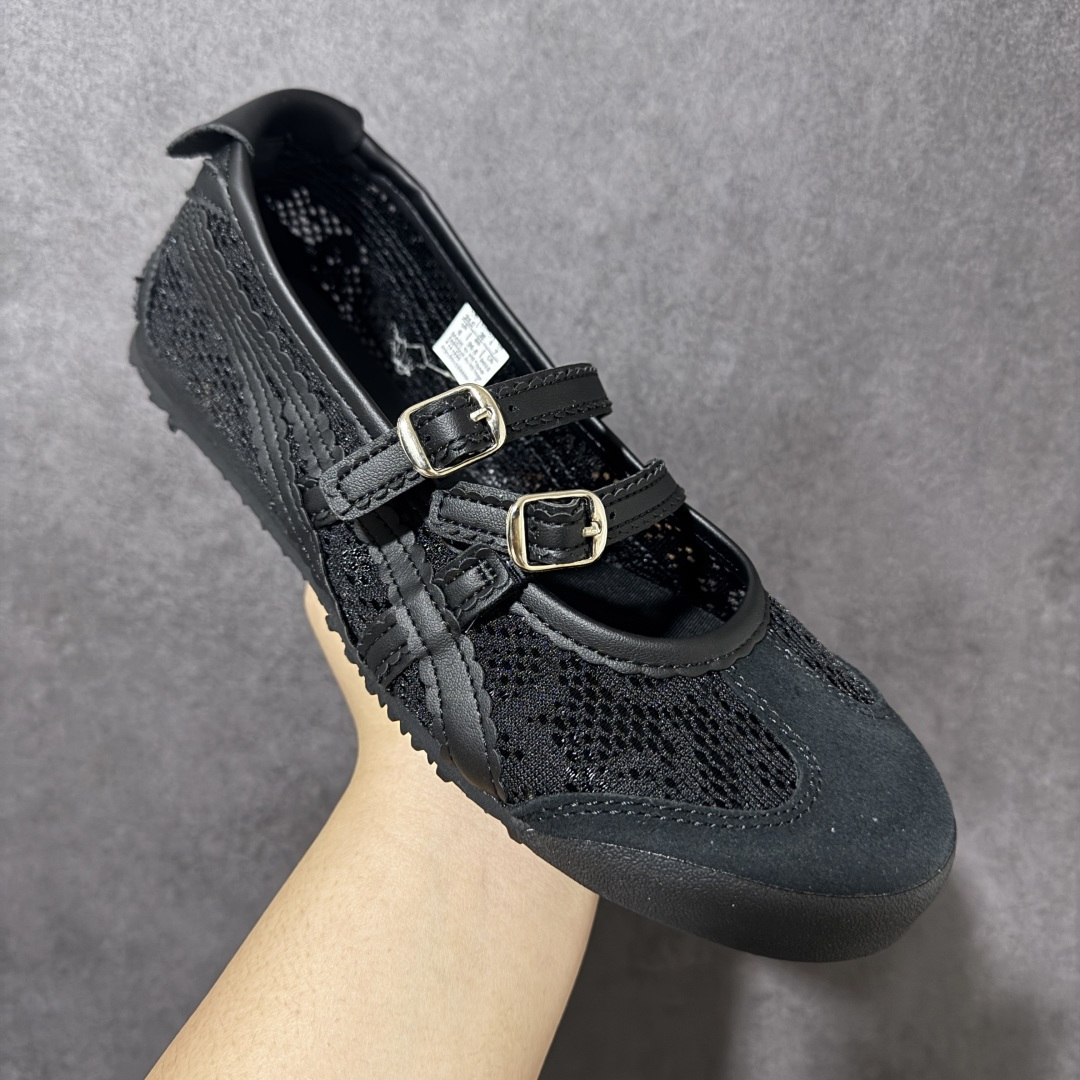 图片[3]-【公司级】Onitsuka Tiger鬼塚虎 MEXICO 66 TGRS 织物 蕾丝时尚舒适芭蕾 玛丽珍鞋 女 黑色 1182A705-001 尺码：36-41.5-选品中心