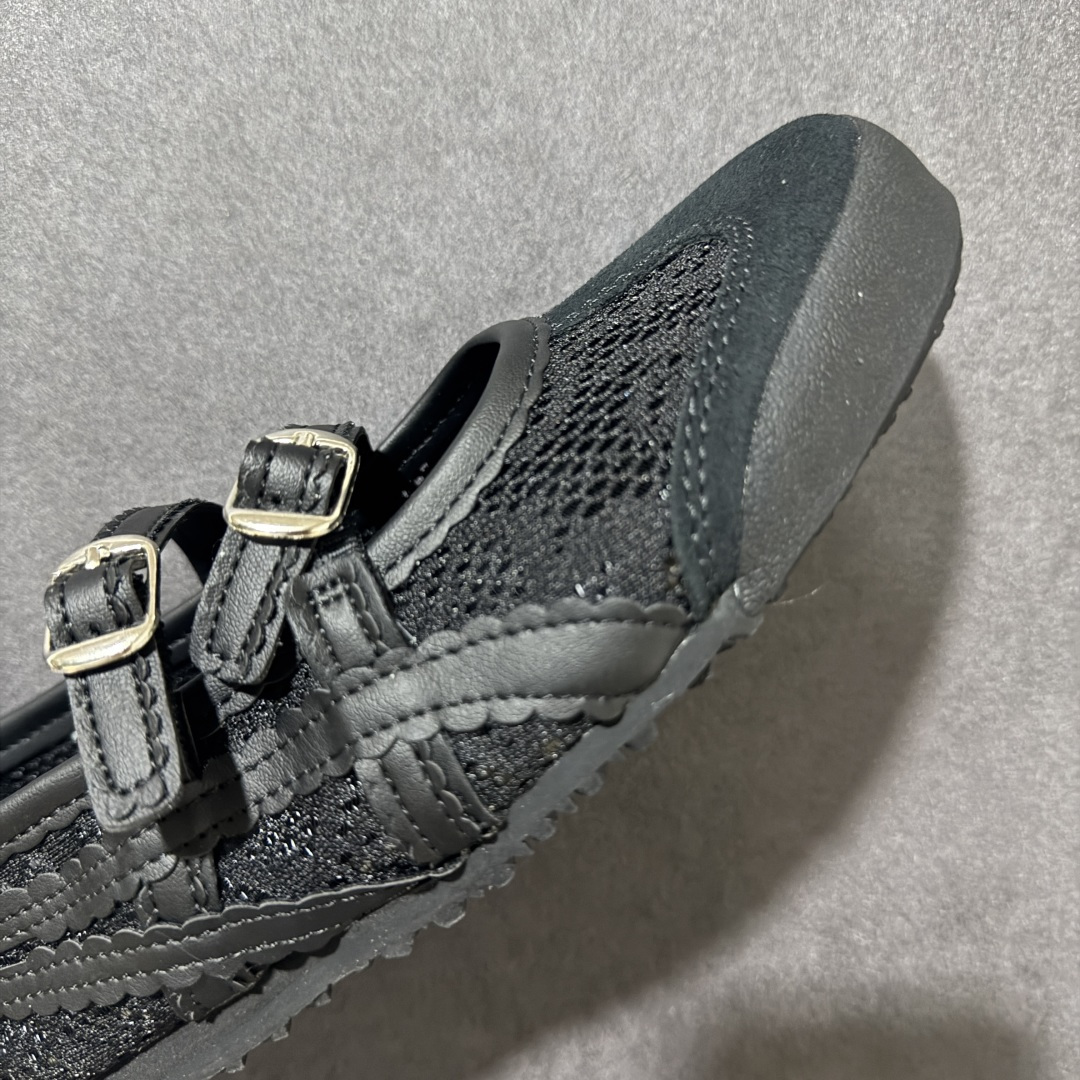 图片[8]-【公司级】Onitsuka Tiger鬼塚虎 MEXICO 66 TGRS 织物 蕾丝时尚舒适芭蕾 玛丽珍鞋 女 黑色 1182A705-001 尺码：36-41.5-选品中心