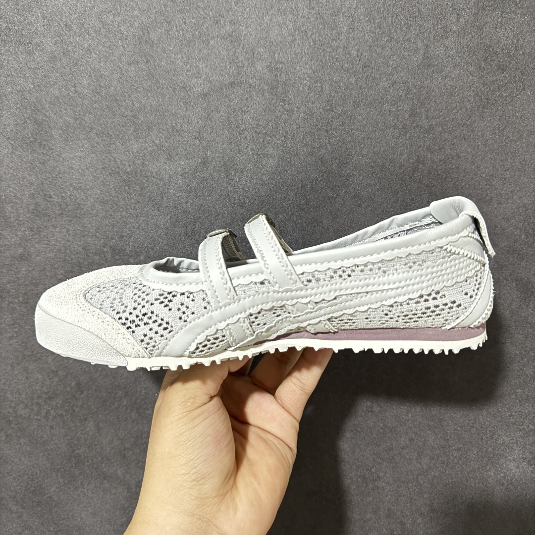 图片[2]-【公司级】Onitsuka Tiger鬼塚虎 MEXICO 66 TGRS 织物 蕾丝时尚舒适芭蕾 玛丽珍鞋 女 1182A705-020 尺码：36-41.5-选品中心