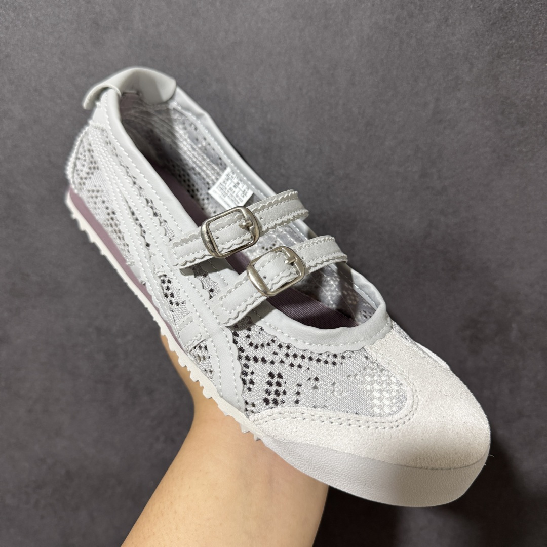 图片[3]-【公司级】Onitsuka Tiger鬼塚虎 MEXICO 66 TGRS 织物 蕾丝时尚舒适芭蕾 玛丽珍鞋 女 1182A705-020 尺码：36-41.5-选品中心